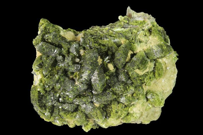 Lustrous Epidote Crystal Cluster - Morocco #142728